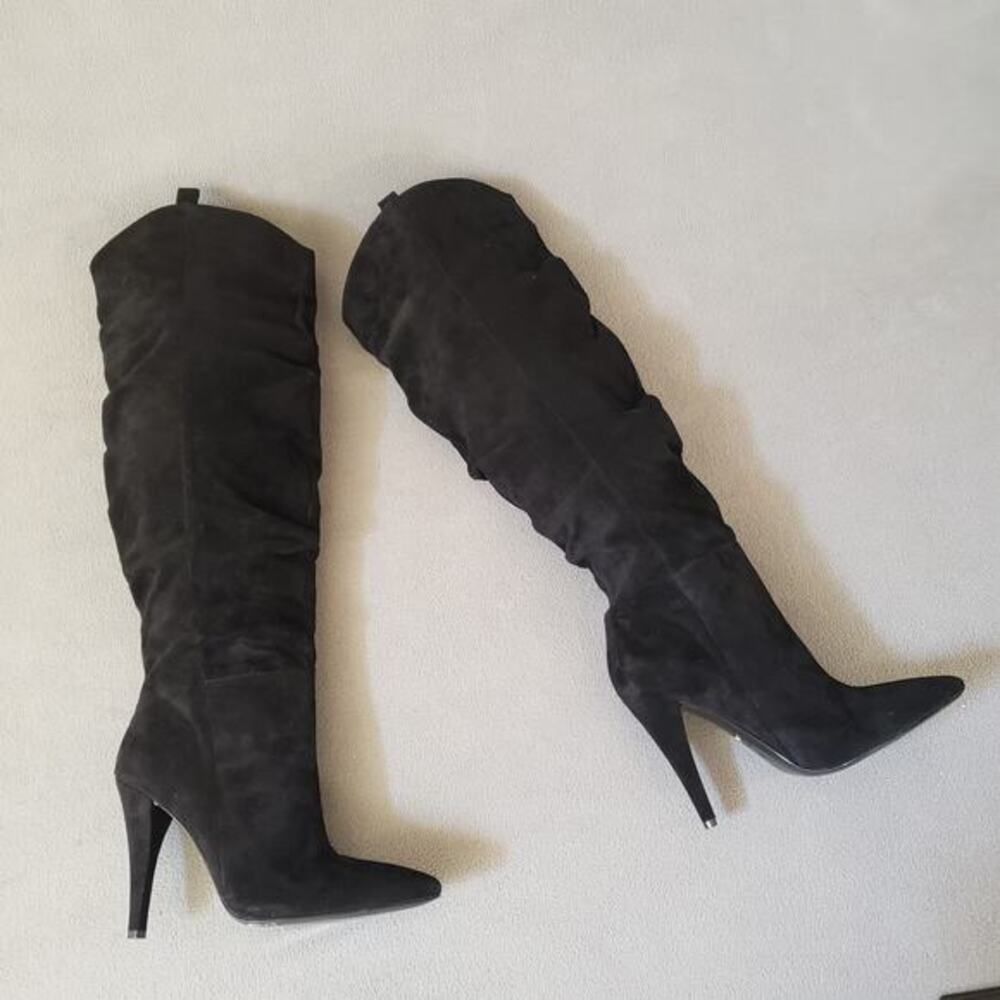 RAYE River Black Sueded Boots‎ Western Style Women's Size 7.5 RAYE-WZ1763